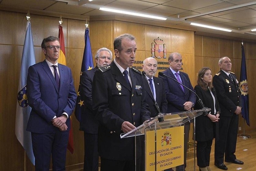 Toma de posesión do Xefe Superior de Policía de Galicia, José Luis Balseiro Vigo.
