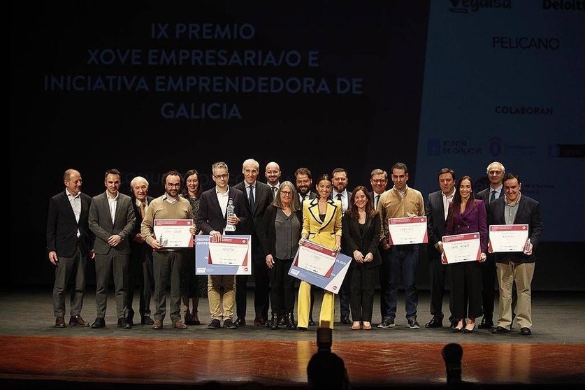 Entrega de los XI Premios Empresario e Iniciativa emprendedora de Galicia.