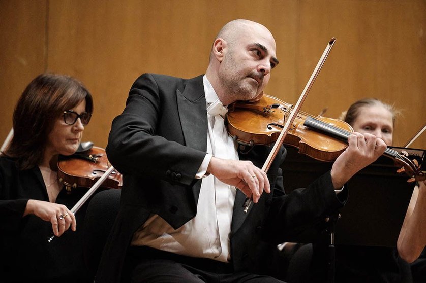 El violinista georgiano Teimuraz Janikashvili.