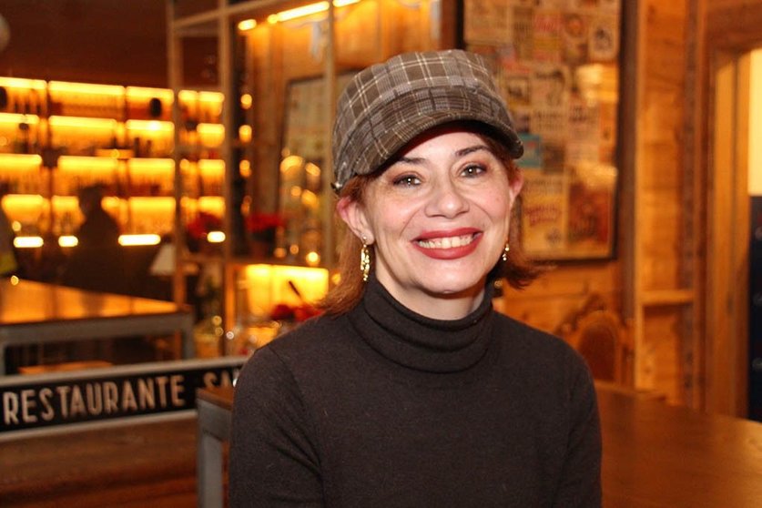 Andrea Lapique, en Santiago, a principios de diciembre de 2020.
