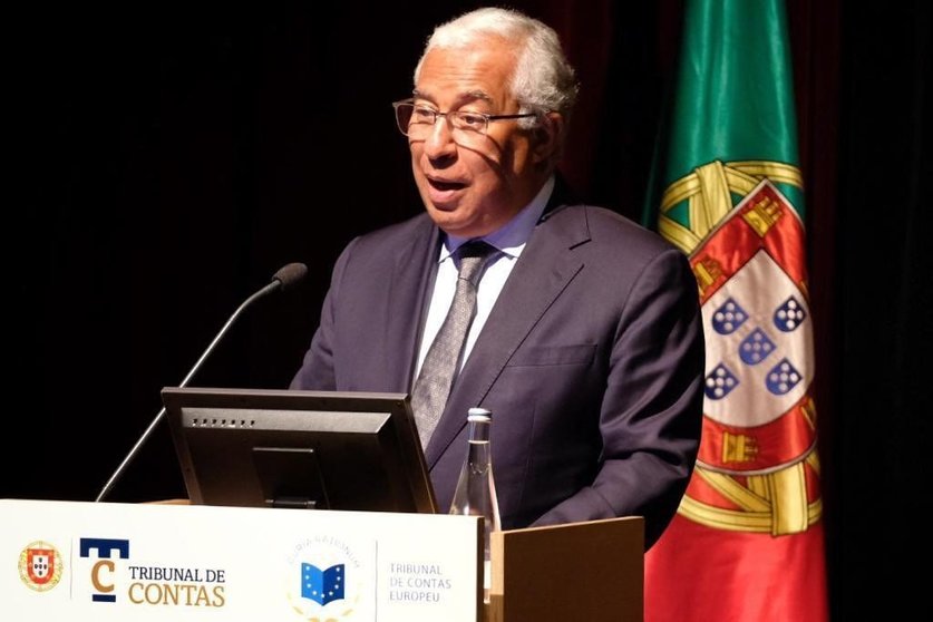El primer ministro, António Costa, en la conferencia «Fondos europeos: gestión, control y responsabilidad», Lisboa.