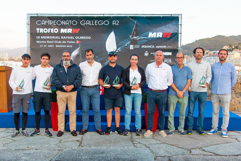 Nuevos campeones gallegos de A Dos. CLARA GIRALDO.