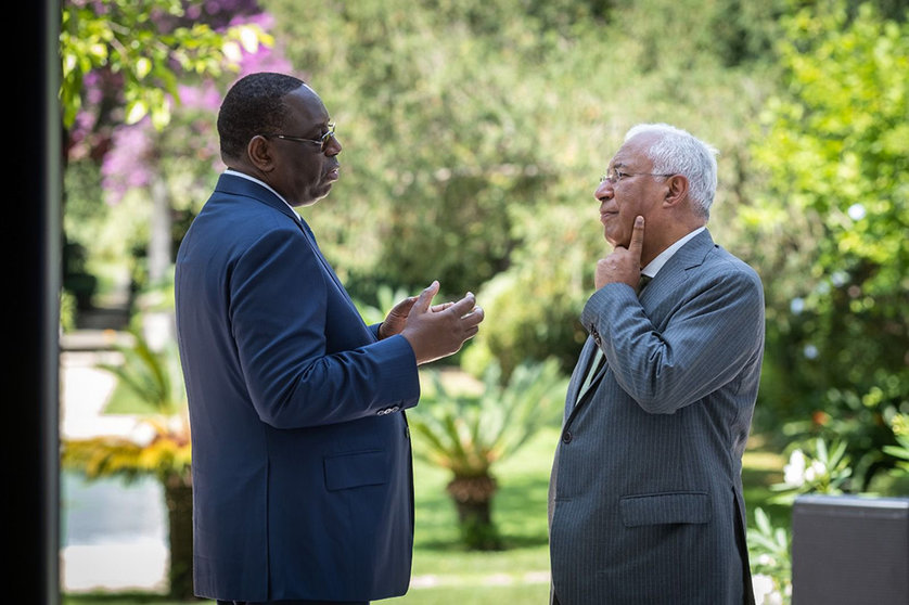 Primeiro-Ministro António Costa com o Presidente da República do Senegal, Macky Sall, Lisboa.