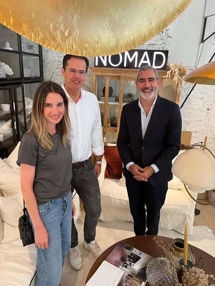 El director xeral de Comercio e Consumo, Manuel Heredia, visitó hoy en A Coruña el establecimiento Nomad, uno de los 400 beneficiarios de las ayudas que viene de resolver la Consellería de Economía, Industria e Innovación.