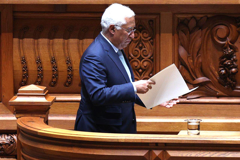 Primeiro-Ministro António Costa prepara-se para ler o discurso sobre o estado da Nação, Assembleia da República,