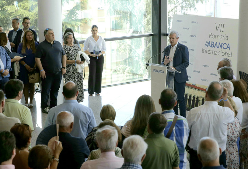 O presidente da Xunta participou hoxe na VII Romería Abanca Internacional.