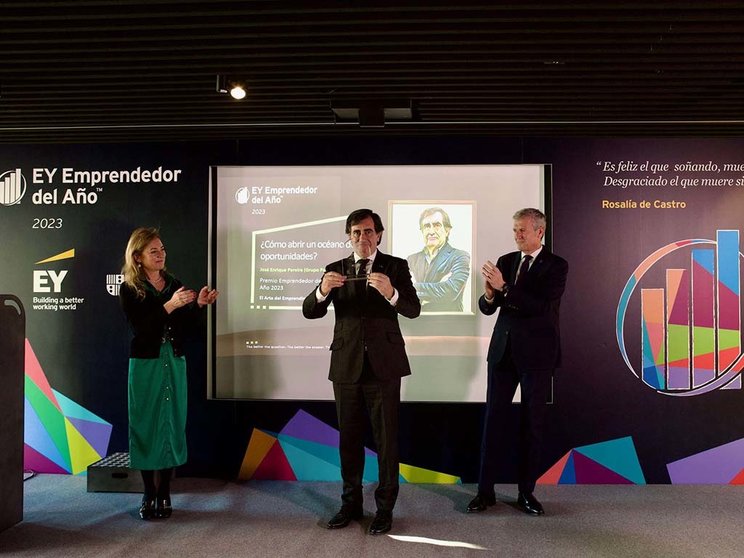 José Enrique Pereira, presidente de Grupo Pereira, se alza con el XXVII    Premio Emprendedor del Año de EY por Galicia y Asturias.