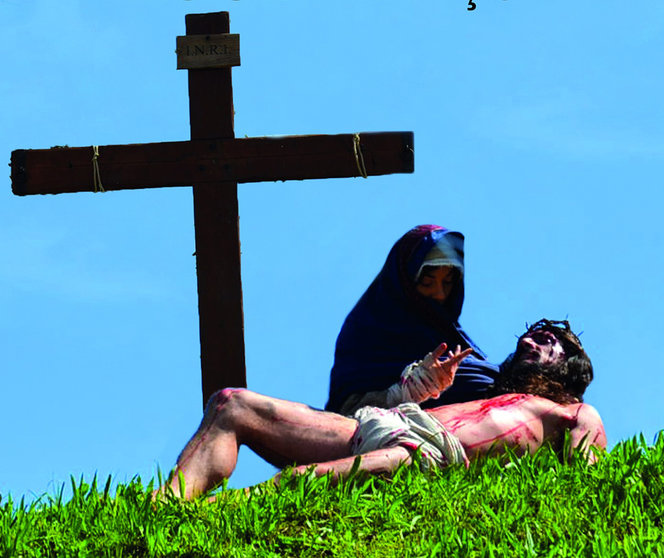 Calvário, localizado no Baluarte do Faro, contará com as 3 cruzes e será o palco da Crucificação.