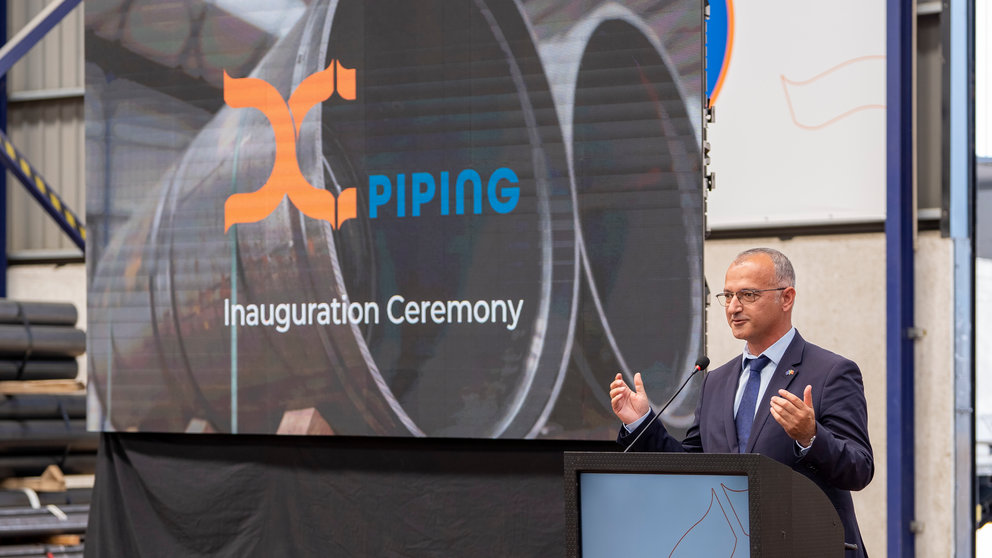 Inauguração da fábrica da DC Piping dedicada ao pré-fabrico de tubagens para a construção de ‘data centers’.