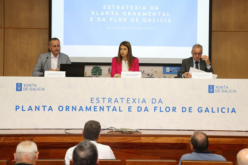 La conselleira del Medio Rural, María José Gómez, presentó los datos del sector en el que Galicia.