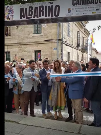 Un momento de la inauguración.