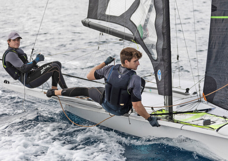 Conrad Konitzer y Antonio Torrado.
49er