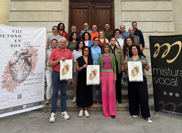 El festival "Outono en Son" regresa a Ponteareas con un taller de canto abierto al público y un concierto en la antigua Nave de Aceiros del Tea.