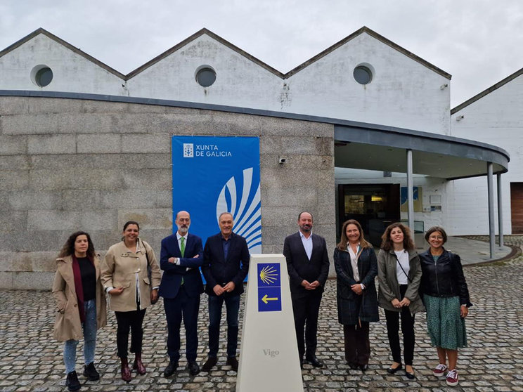 El director de Turismo de Galicia y los delegados territoriales de la Xunta en Vigo y Pontevedra participan en una jornada de trabajo con regidores de varios ayuntamientos.