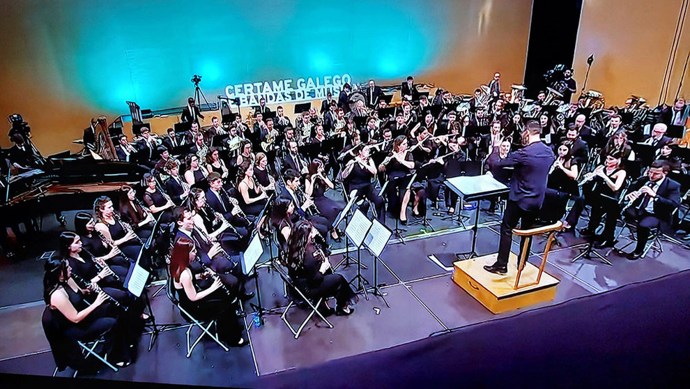 A Agrupación Musical de O Rosal hace historia en el Certame Galego de Bandas.