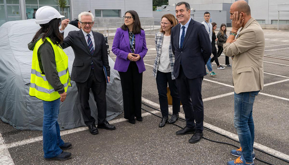 El conselleiro de Ciencia, acompañado por la directora de la Agencia Gallega de Innovación, participa en la presentación de las nuevas infraestructuras de CTAG.