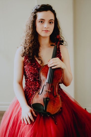 La violinista Paula Diz.