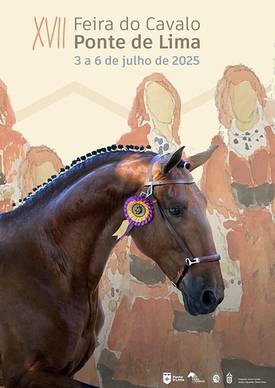 O cartaz da Feira do Cavalo de Ponte de Lima.