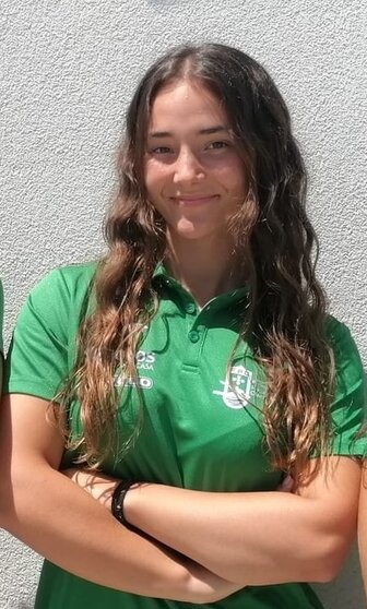 Maria Enes, atleta de alto rendimento e estudante de medicina.