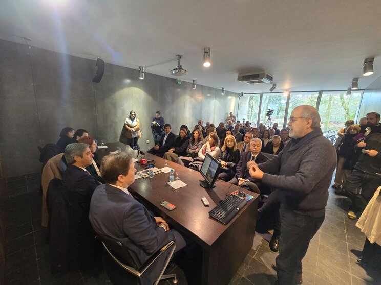 Exposición del proyecto de Biopolis del profesor Daniel Ramón Vidal.