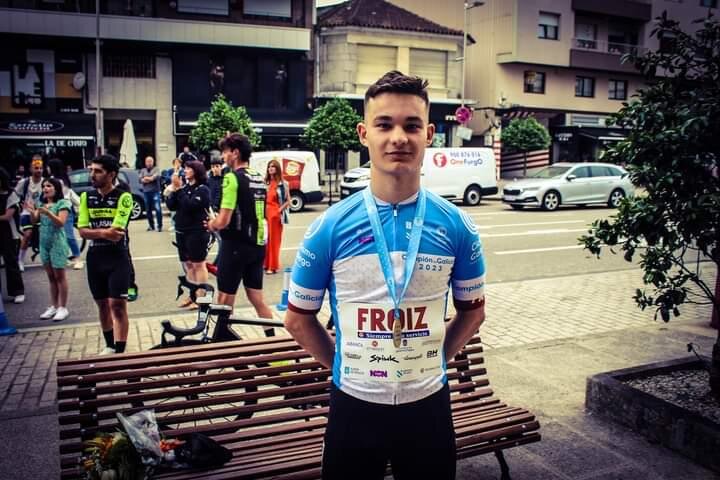 Rubén Fandiño, velocista campeón autonómico sub-23.