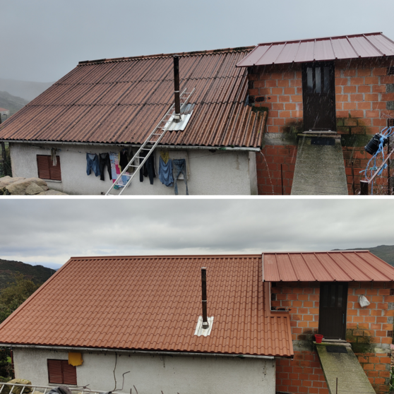 Recuperações habitacionais - antes e depois.